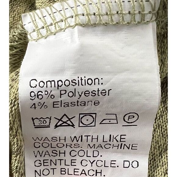 SHEIN Green Sleeveless High Neck Professional Blouse - Picture 4 of 4